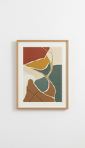 Limited-Edition Chili Clay Abstract Print